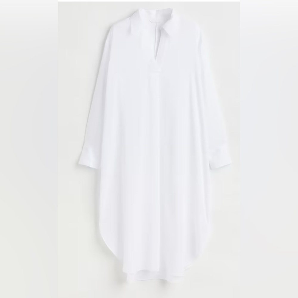 H&M Lyocell Blend Shirt Dress | NWT